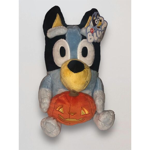 Bluey Halloween Pumpkin Plush Stuff Animal 12” Inches New 2024 - Picture 1 of 9